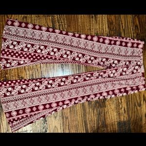 Womens Tribal Print Bell Bottoms - sz XL